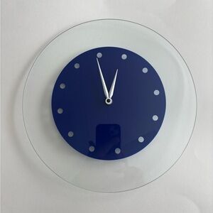 Modern Blue Wall Clock